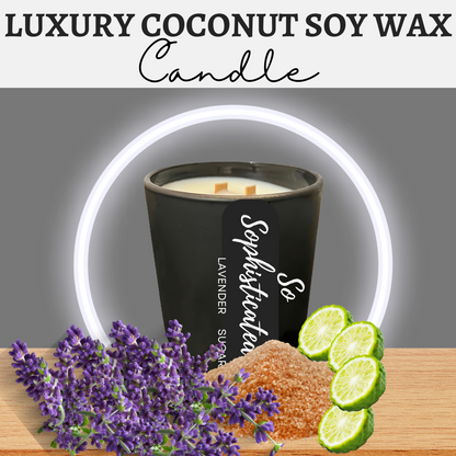 So Sophisticated Luxurious Coconut Soy Wax Candle